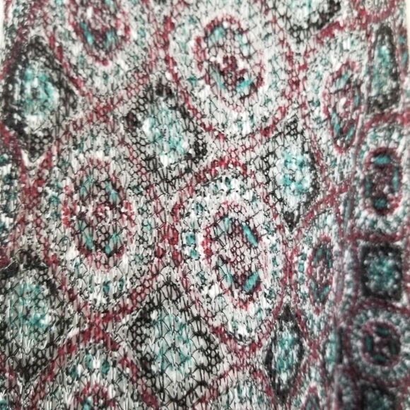 Painted Threads Wine Aztec Open Cardigan Small (2403) - Picture 2 of 6